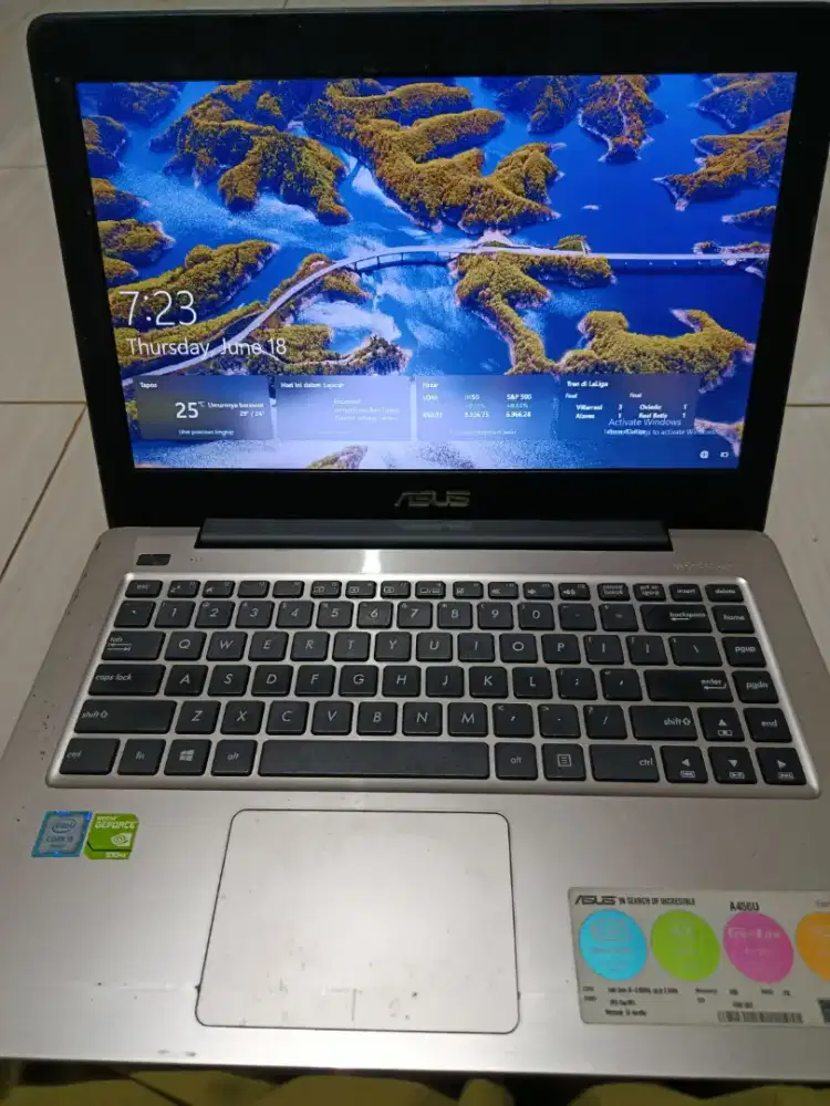 Laptop Asus bekas