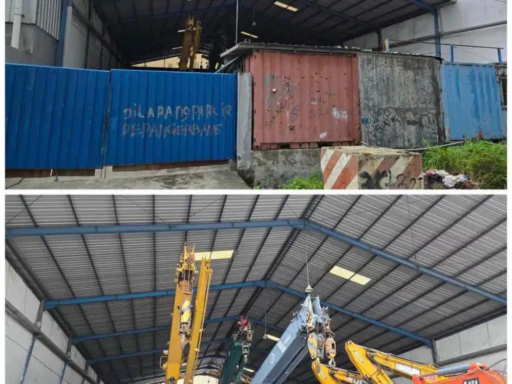 jual gudang siap pakai romokalisari  bebas banjir jalan depan lebar 30 m