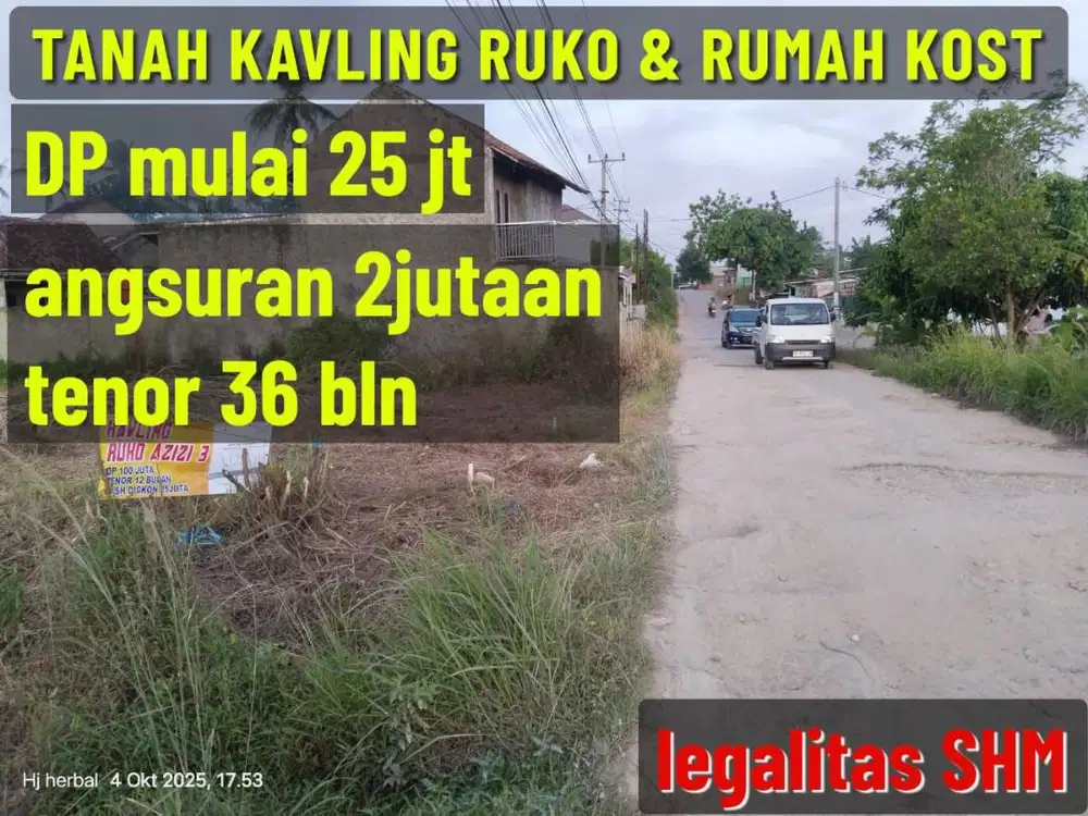 KAVLING RUKO SABAH BALAU M AZIZI DP MURAH