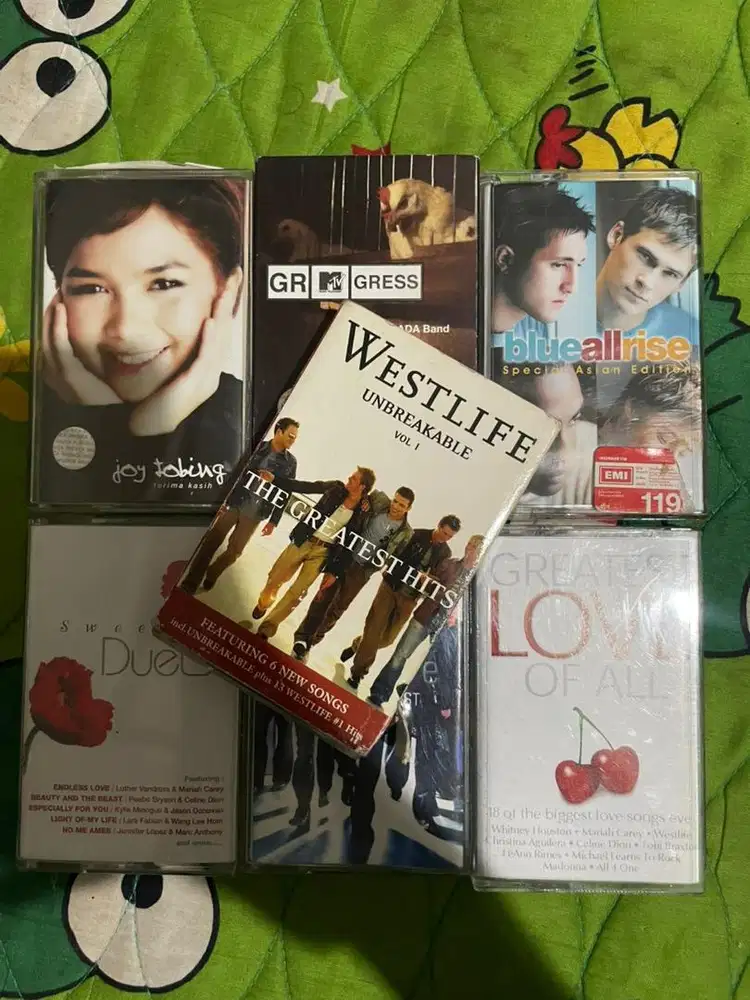 Kaset Pita Jadul Westlife, Blueallrise, Joy Tobing, dll