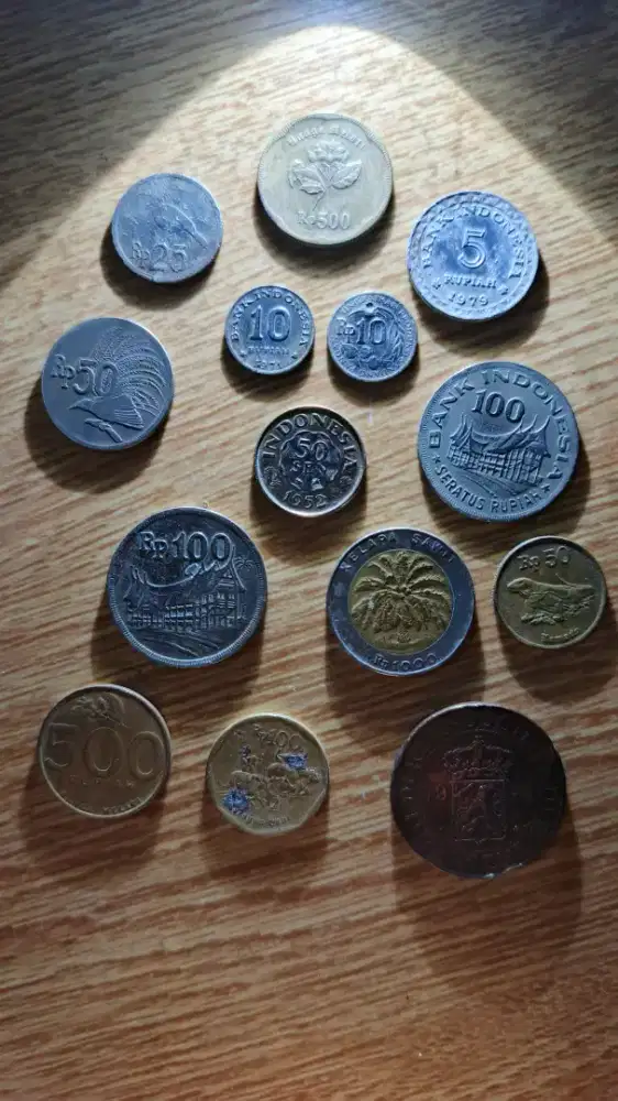 Macam koin jadul rupiah