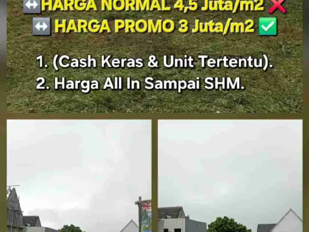Tanah Kavling Murah 3jt/m Cigugur girang Bandung