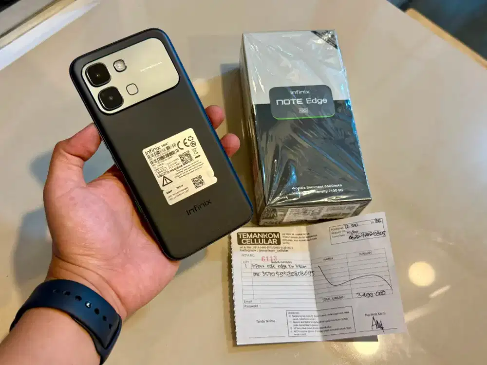Infinix Note Edge 5G (8+8/256) Garansi Aktif