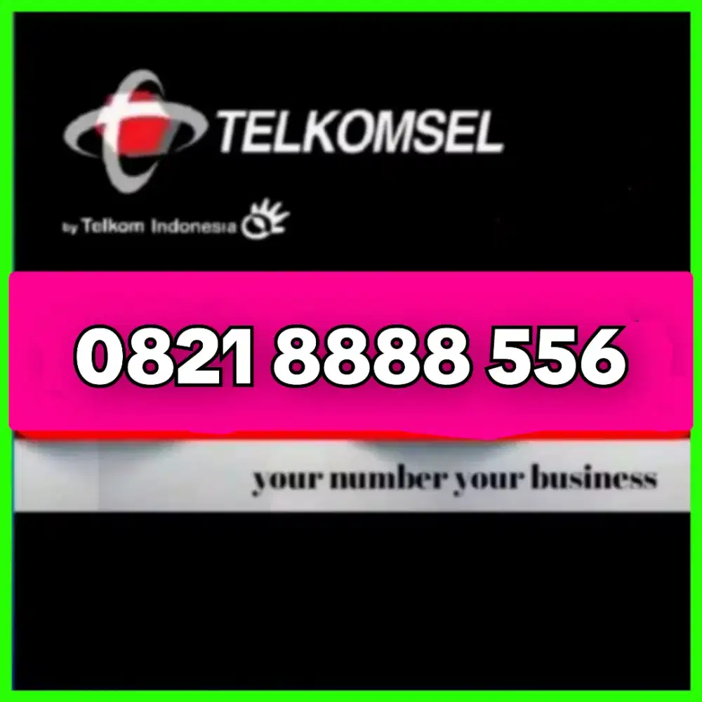 Nomor cantik simpati Telkomsel super