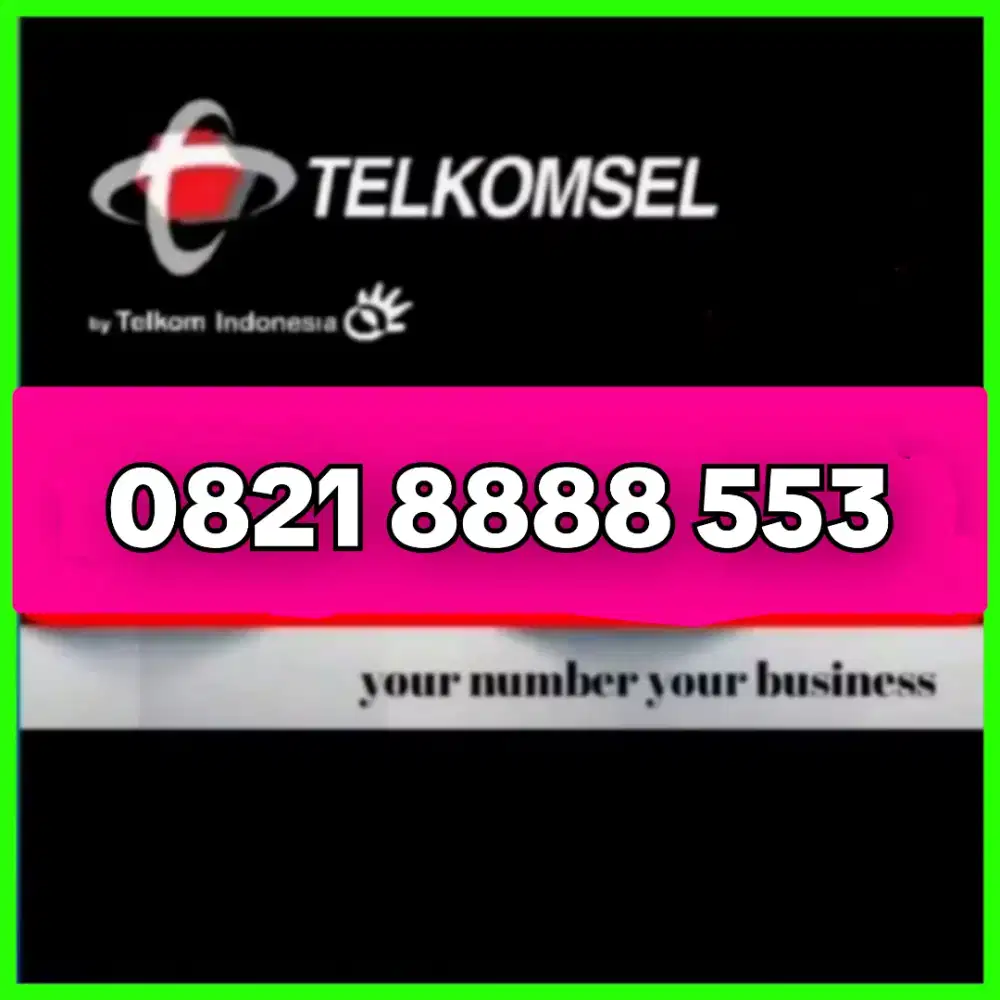 Perdana nomor cantik simpati Telkomsel super