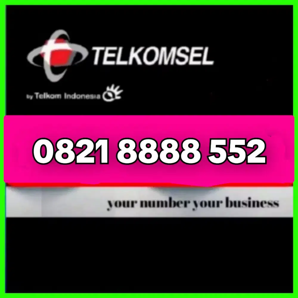 Perdana nomor cantik simpati Telkomsel super