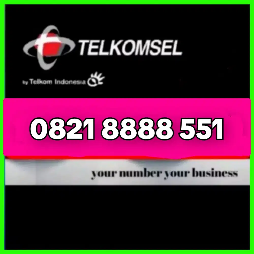 Nomor cantik simpati Telkomsel super