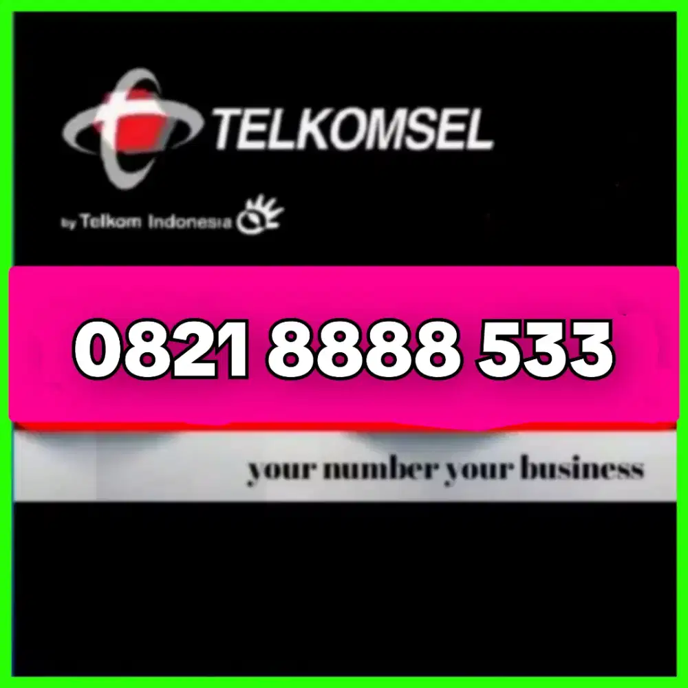 Nomor cantik simpati Telkomsel super