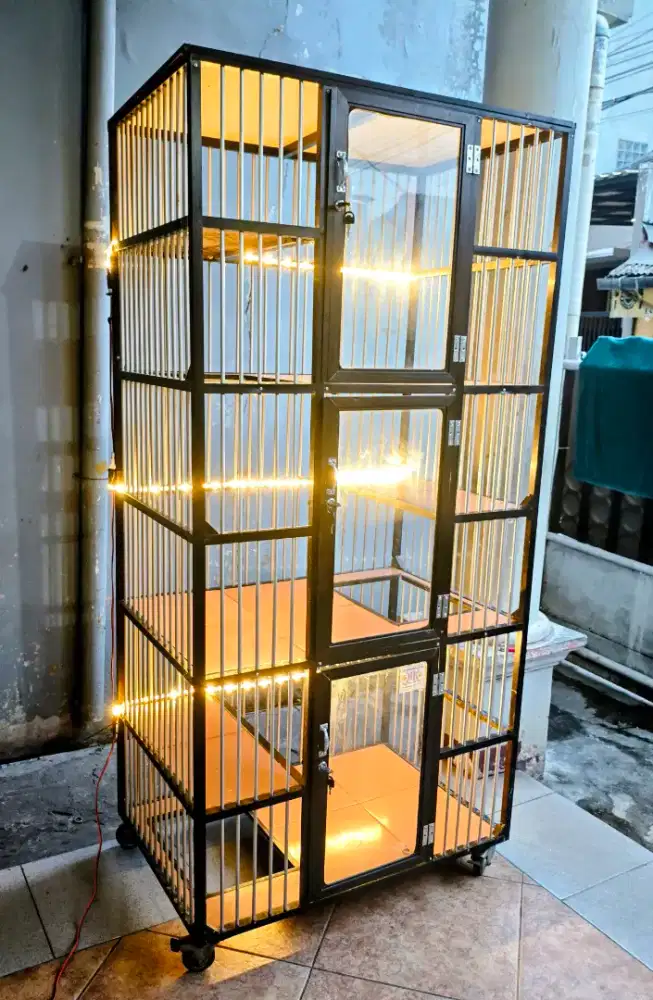 Kandang Kucing Aluminium Preloved British BSH Scottish Persia Himalaya
