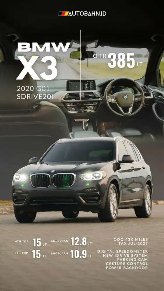 BMW X3 sDrive20i G01 2020
