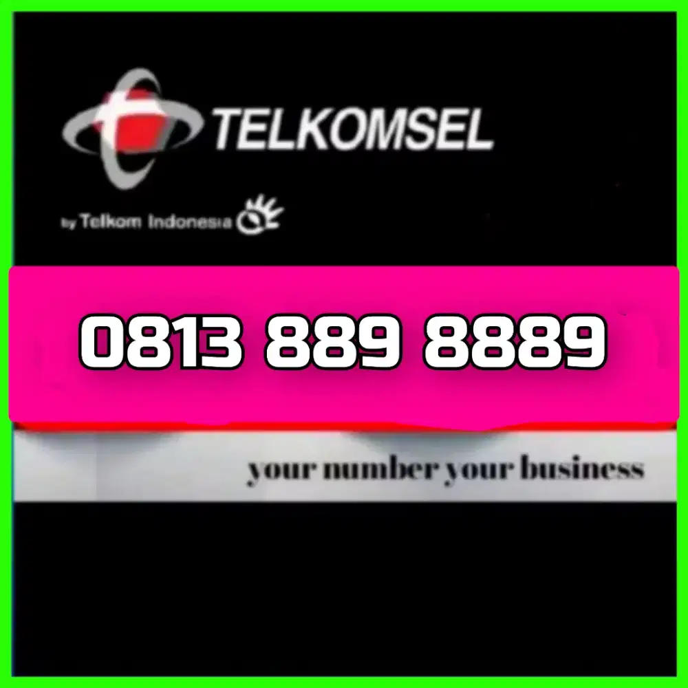 Nomor cantik simpati Telkomsel super