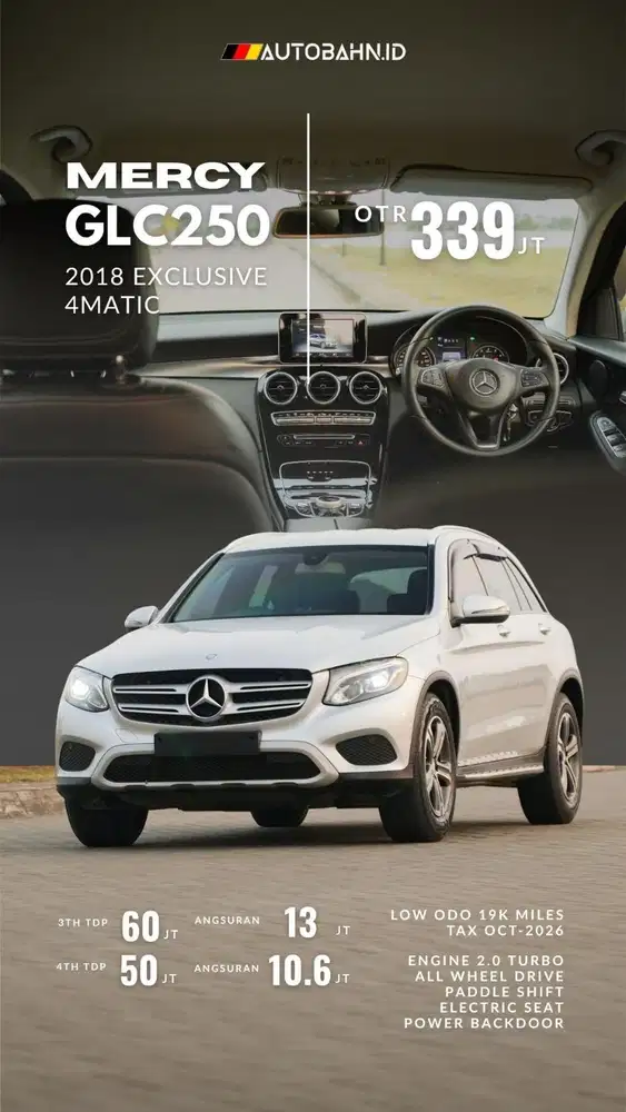 Mercedes Benz GLC250 Exclusive 4Matic 2018