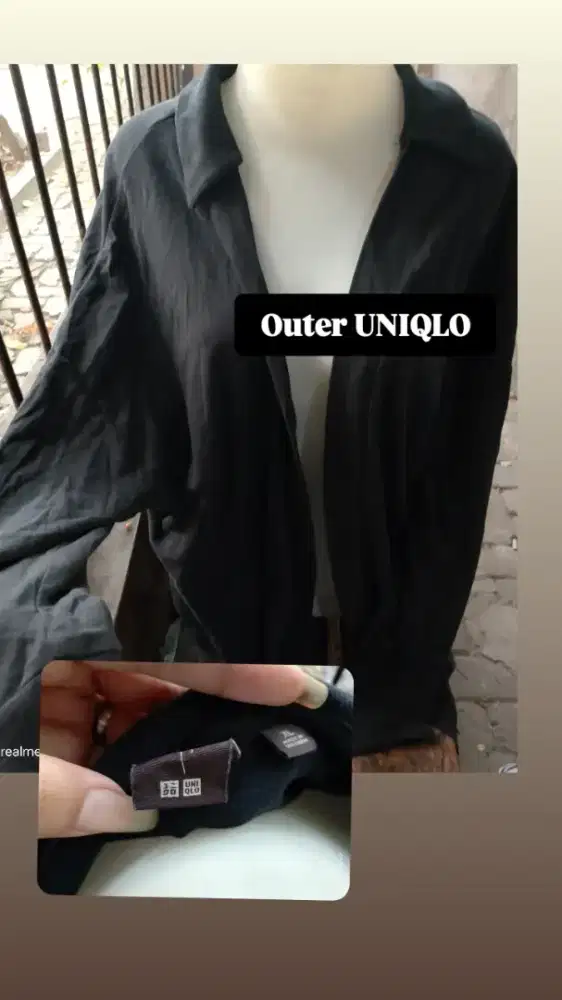 Uniqlo outer berkerah
