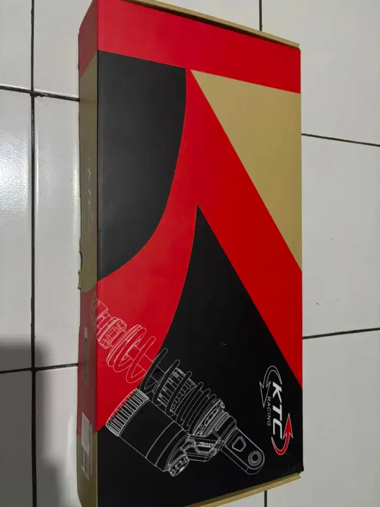 Shockbreaker belakang ktc new extreme pcx160 black red  size 365 mm