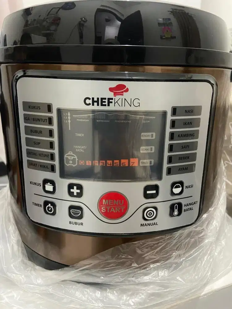 CHEFKING Digital Pressure Cooker (alat masak presto multifungsi)