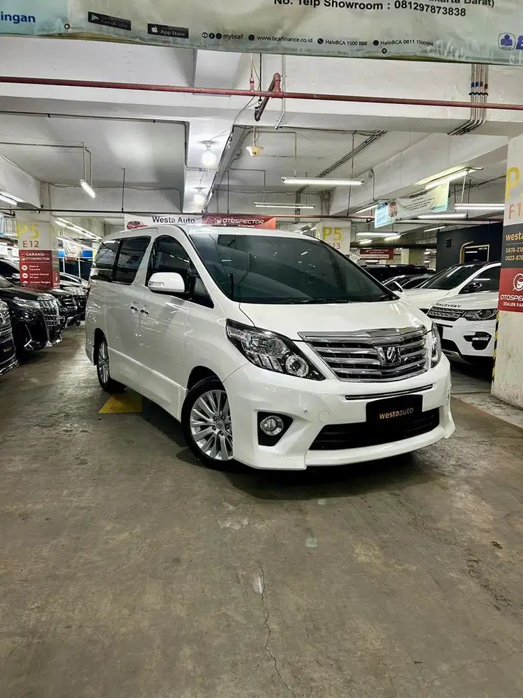 KM 91rb Toyota Alphard 2.4 SC AT 2014 nik 2013 Terawat