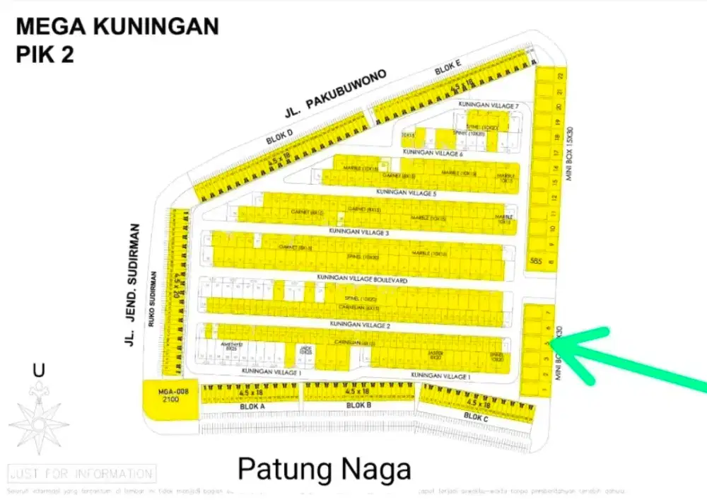 Kavling PIK2 Dekat Patung Naga 15x30