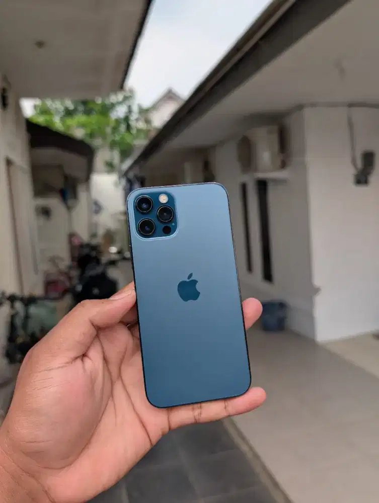 iPhone 12 Pro 256GB Beacukai Resmi Fullset Original | Sinyal Permanen