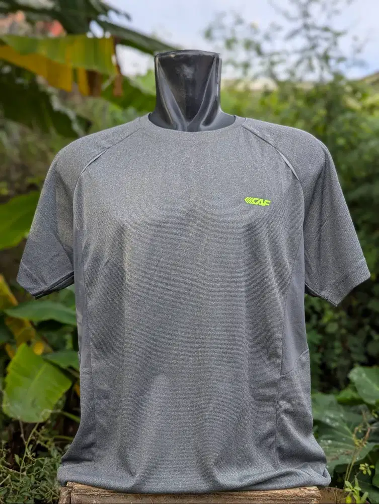 T-Shirt Lecaf Men's Coolon Reflektif kaos running Quick dry lecaf ori