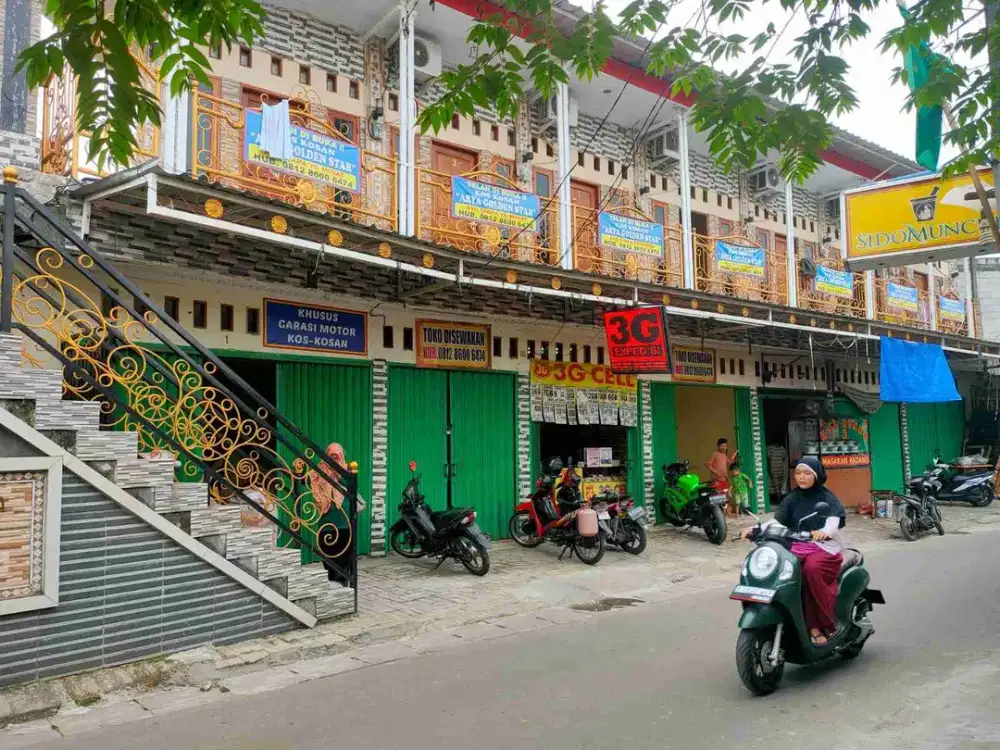 dijual 7 ruko dan 13 kamar kos kosan tersewa