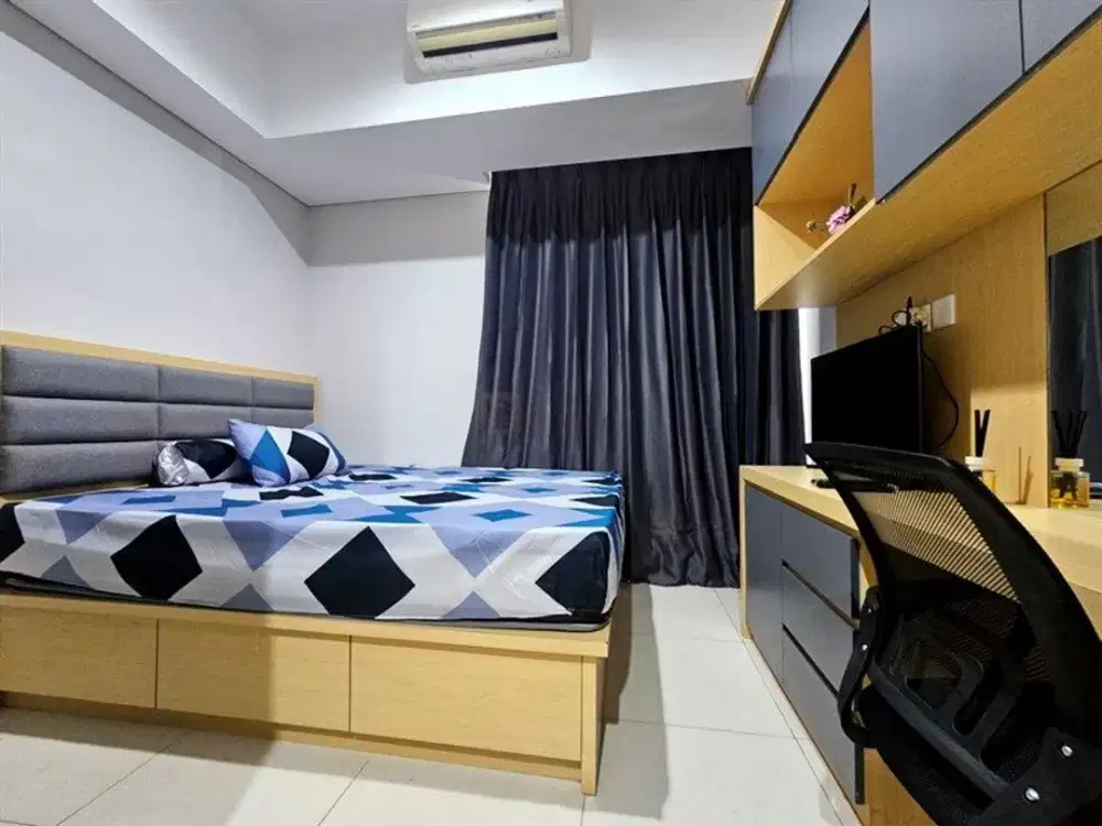 Langsung ke Tol Sewa Studio Furnished Bagus di Taman Anggrek Residences Akses ke Mall Hublife, Taman Anggrek, Central Park & Kampus