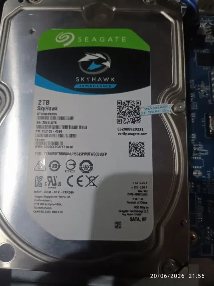 Hardisk 2 Tb Sentinel 100%