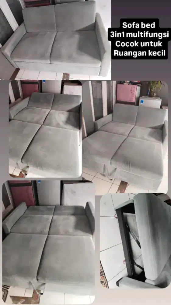 Sofabed 3in1 multifungsi import
