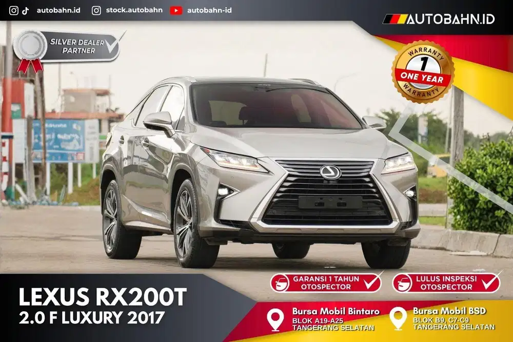 (DP 55jt) Lexus RX200t Luxury 2.0 2017