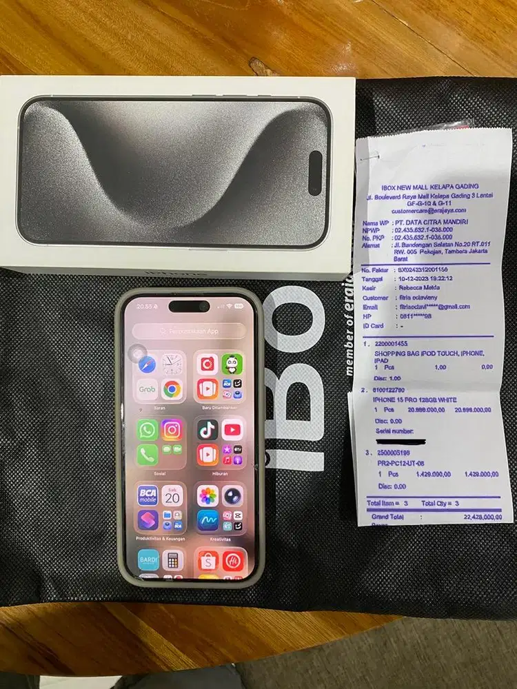 Iphone 15 pro 128gb ex ibox MKG