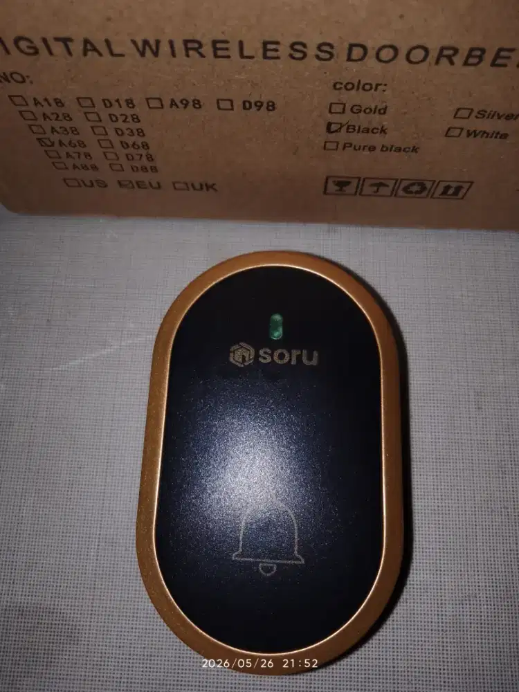 SORU - Bel Rumah Wireless Door Bell - Water Resistant 1 Receiver