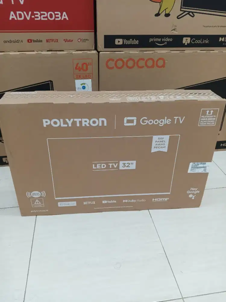 Polytron 32inch google wifi YouTube Netflix