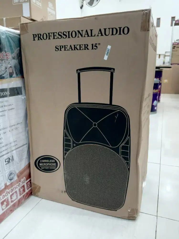 Spiker baretone 15 in mic wireless 2