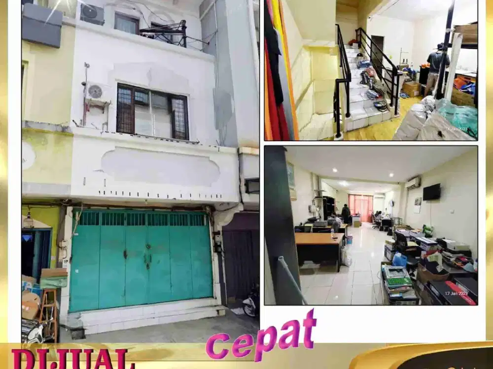 DIJUAL RUKO 3 LANTAI DI RUKO 1000 CENGKARENG JAKARTA BARAT