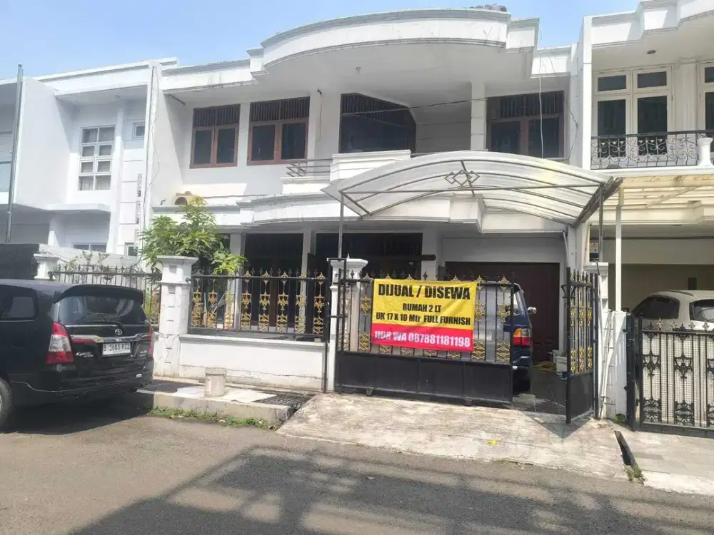 Dijual Murah Sunter Griya Inti Sentosa, GIS Sunter Rumah Bagus 17.5x10m,2Lt SHM di Sunter, Kelapa Gading, Kemayoran