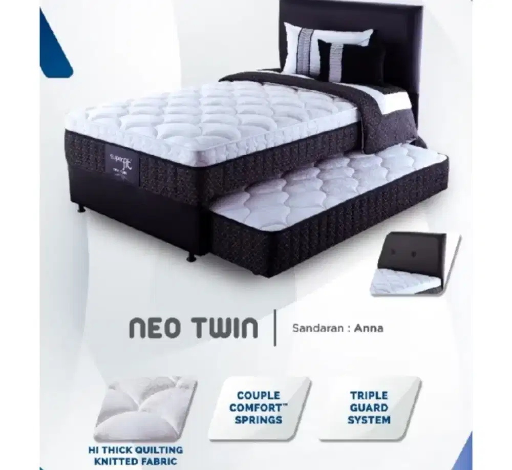 Dijual Springbed (Twinbed) merk comforta superfit