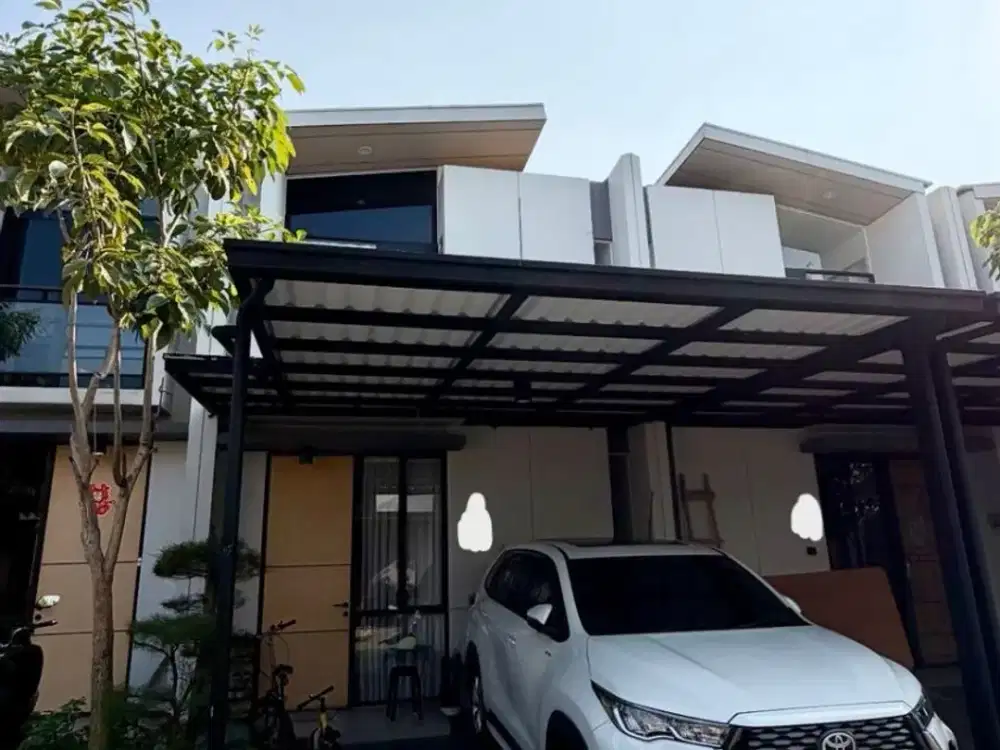 Dijual / Sewa Rumah Full Renovasi 3 Kamar Tidur Semi Furnish Cendana Essence Lippo Karawaci