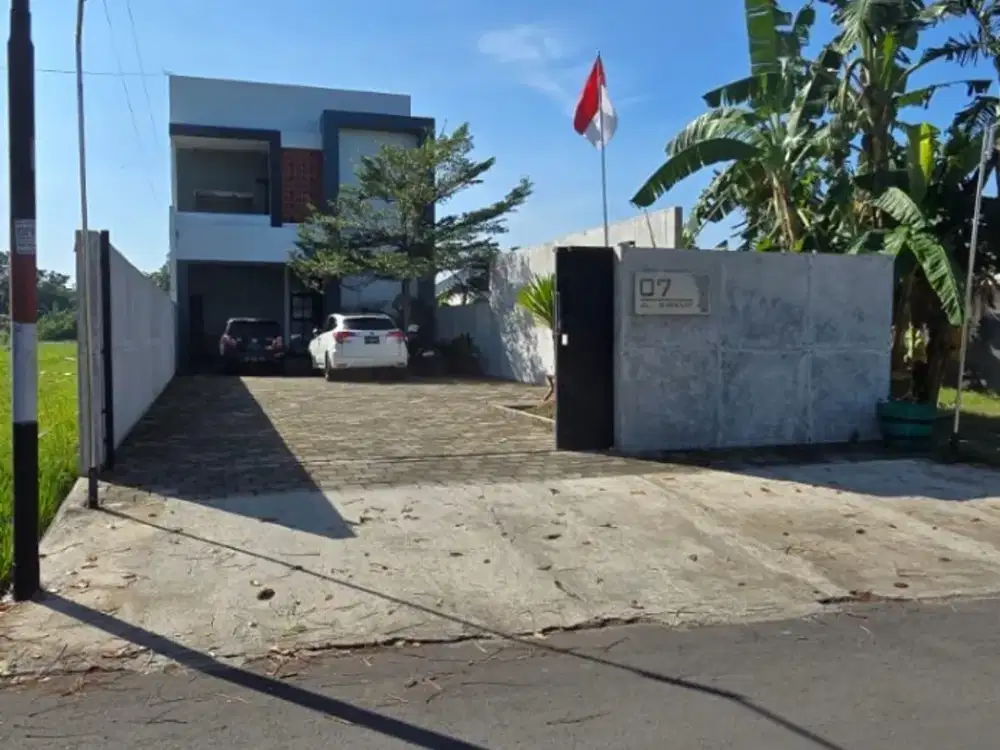 Rumah villa cantik di godean barat tugu Yogyakarta istimewa