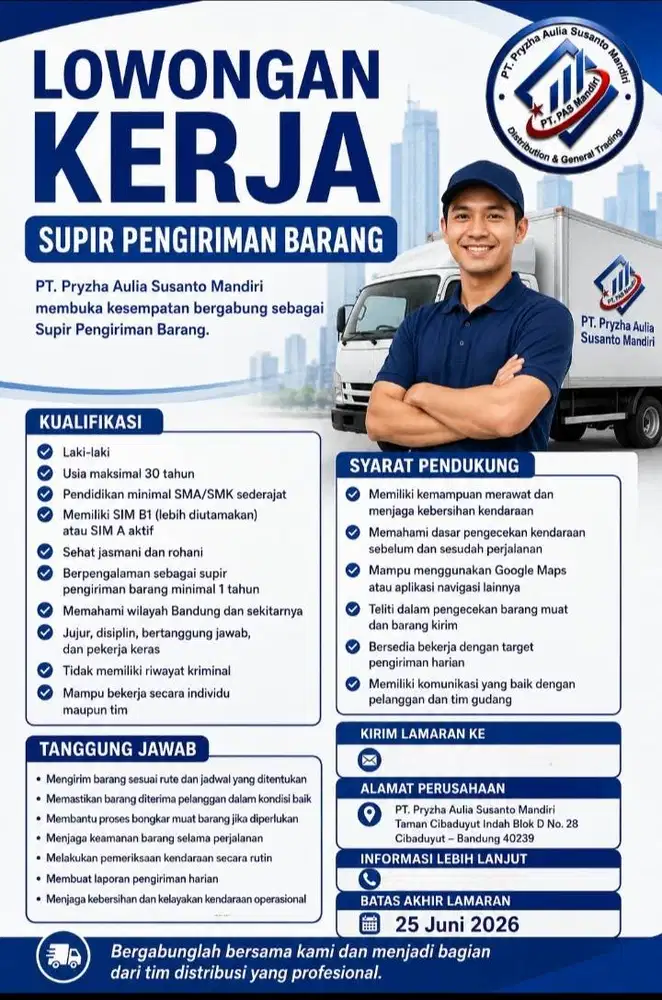 Driver Pengiriman Barang