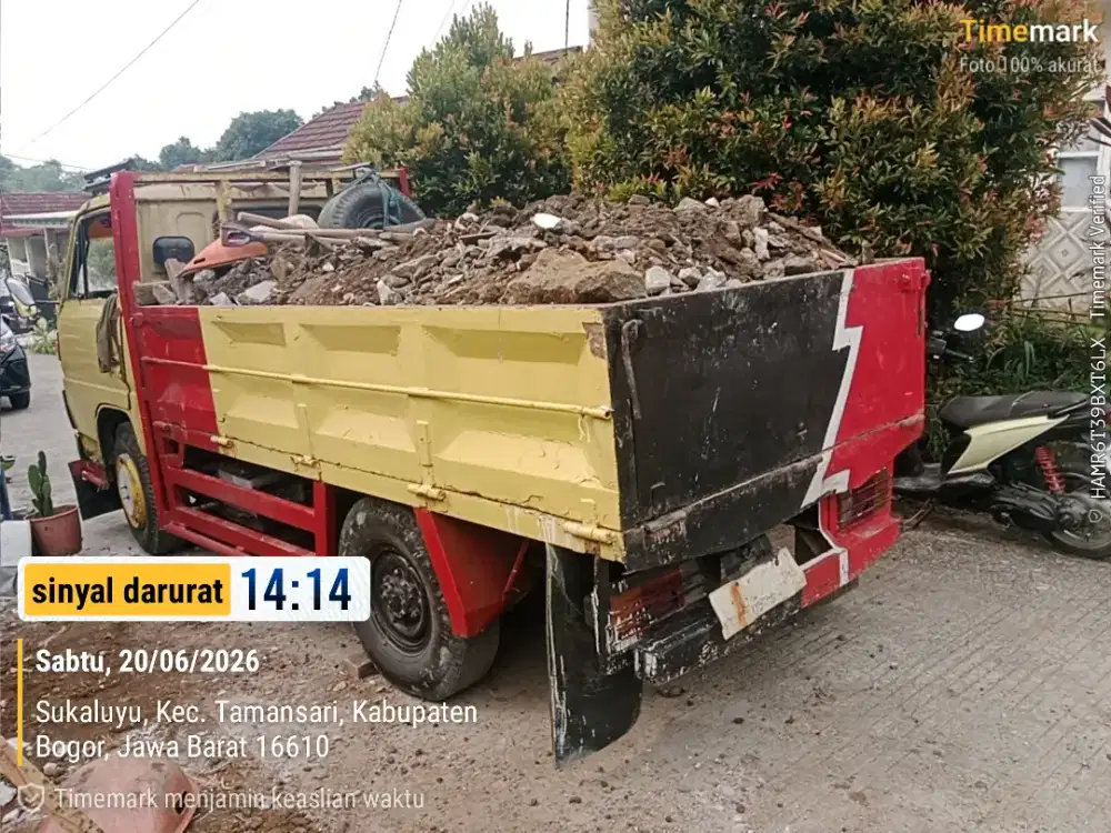 Jasa angkut/buang puing, sampah projek, pindahan rumah dll.