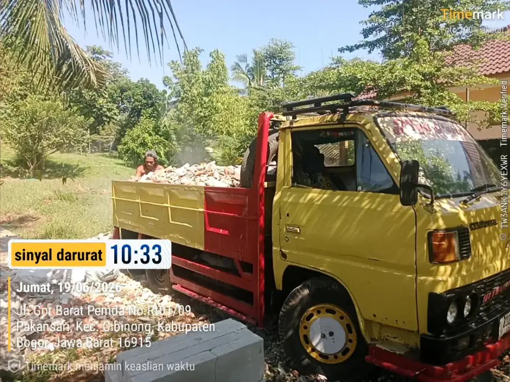 Jasa angkut/buang puing, sampah projek, pindahan rumah dll.