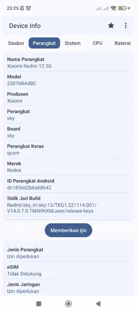 Redmi note 12r 5g