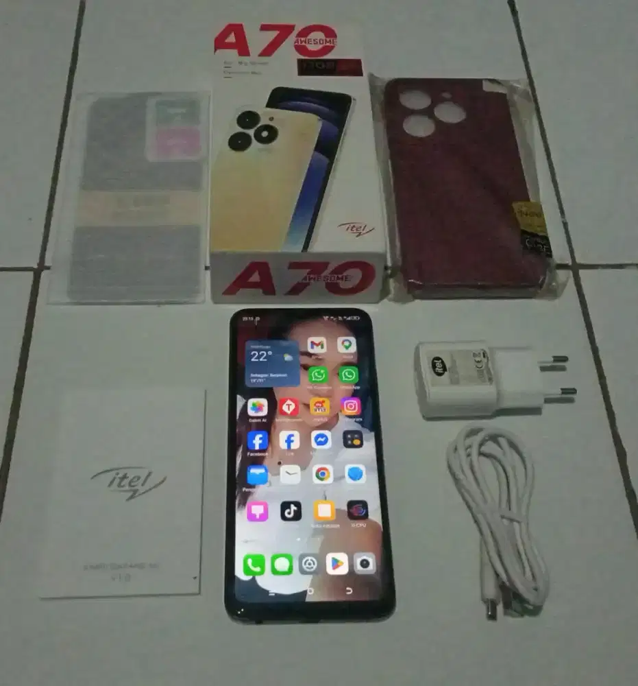 Itel A70 (2025)
Ram 8gb (4gb+4gb)
Rom 64gb
Black Edition FULSET