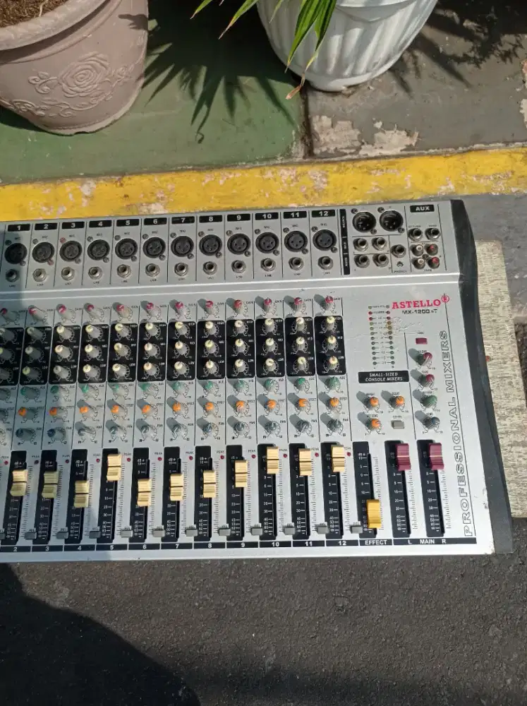 MIXER AUDIO RUSAK MATI MATOT BEKAS