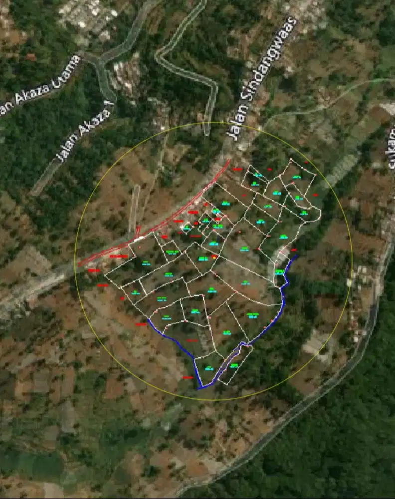 Tanah Luas Dijual 6.3 Hektar View Bandung