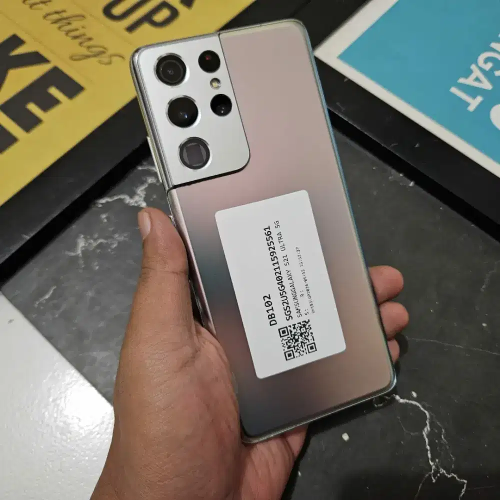 SAMSUNG GALAXY S21 ULTRA 5G 12/256 GB RESMI EX SEIN
