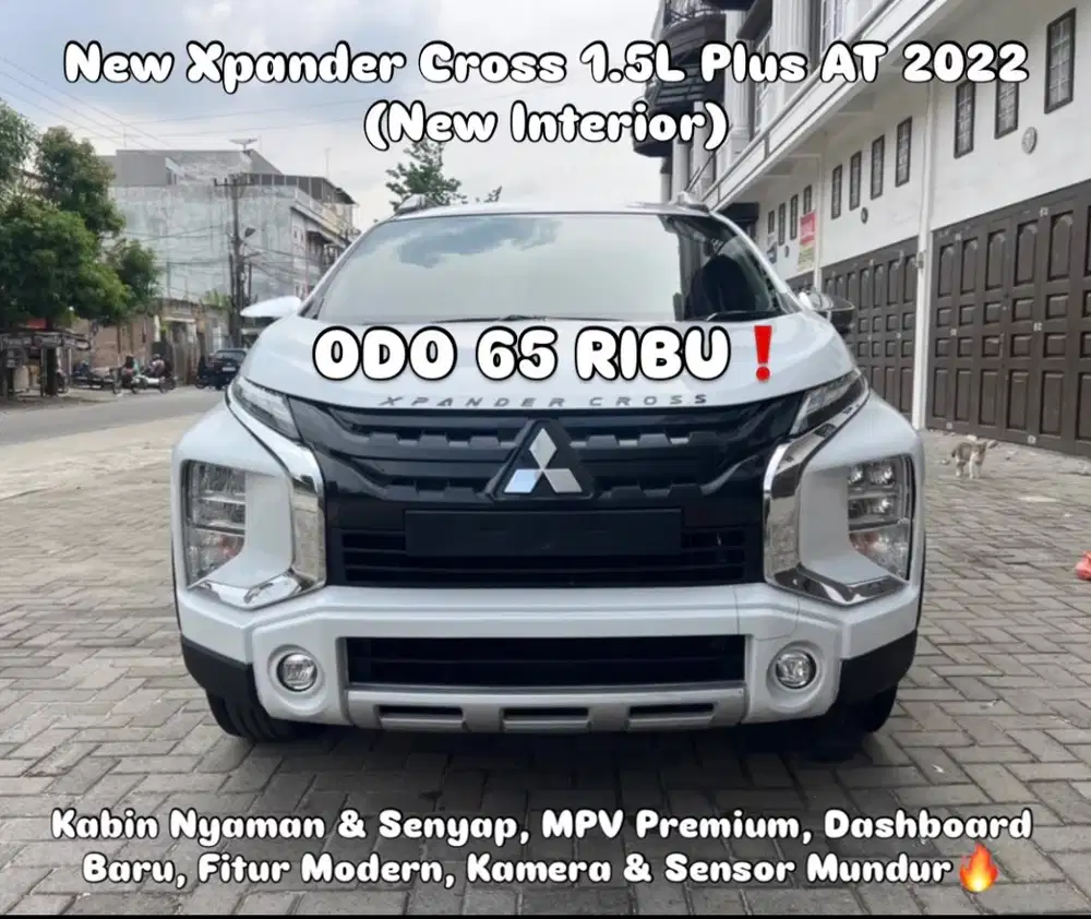 (TDP 45 JUTA!) Mitsubishi New Xpander Cross Plus Automatic Putih 2022