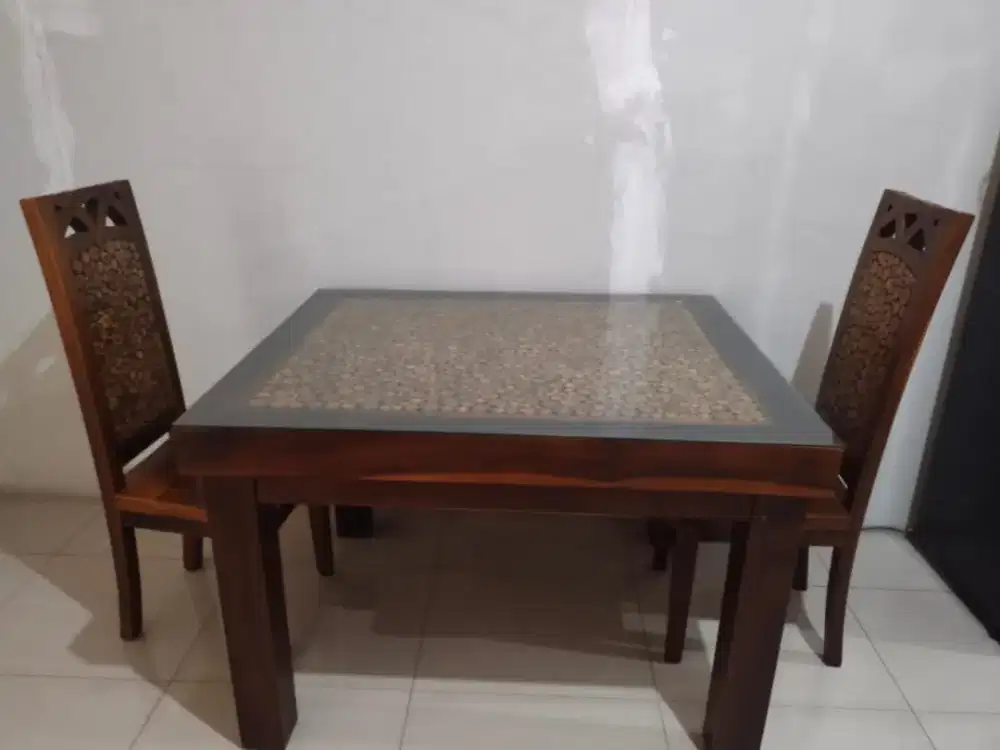 Meja cantik kayu jati