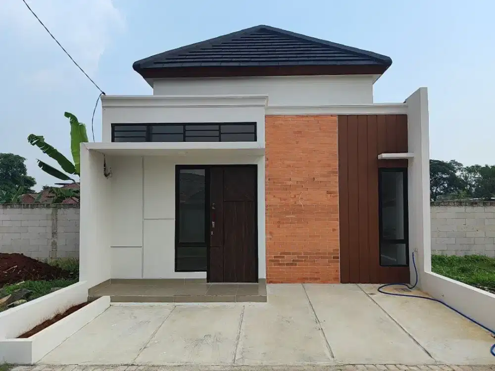 RUMAH 1 LANTAI MINIMALIS MODERN DI TAPOS DEPOK