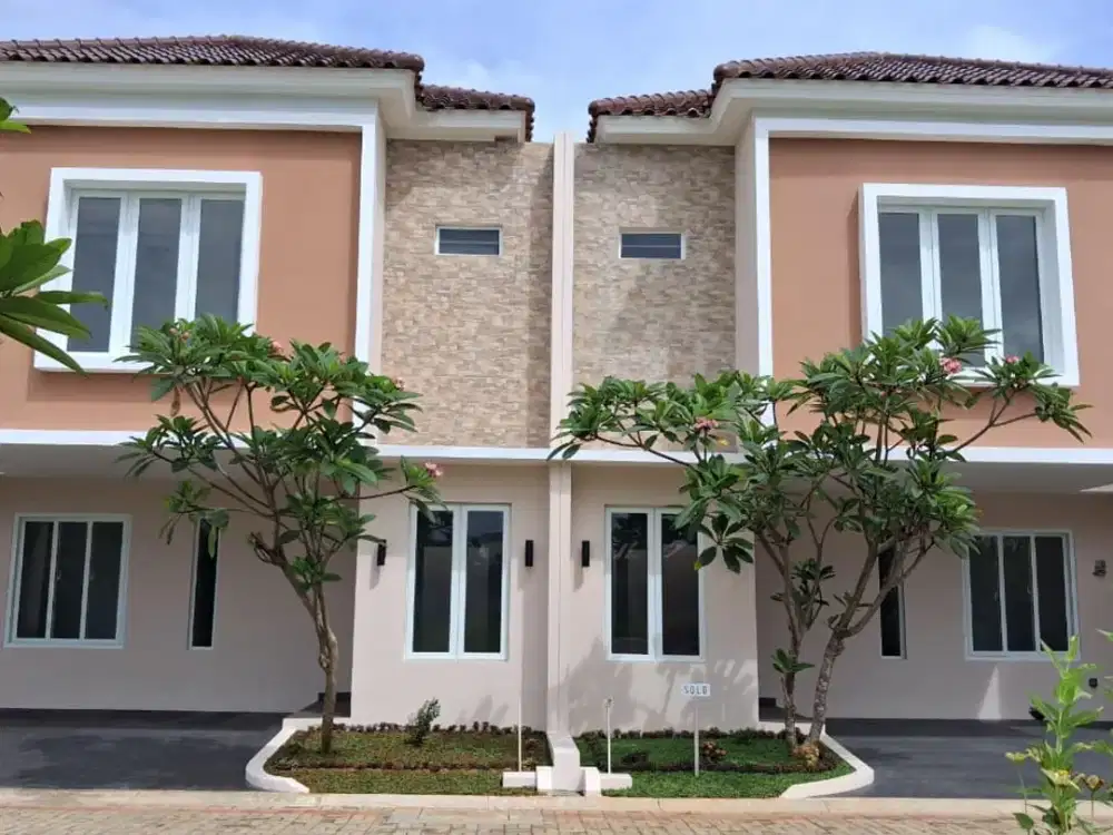 Rumah Cluster Dekat Alam Sutera dan Graha Raya Bintaro Siap Huni Gratis Biaya Pajak Transaksi