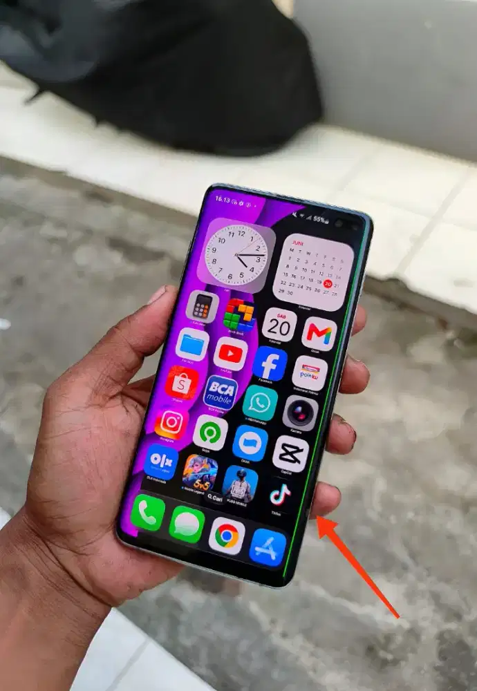 Jual Hp Samsung NOTE S10 Plus EDGE